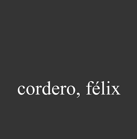 Cordero, Félix