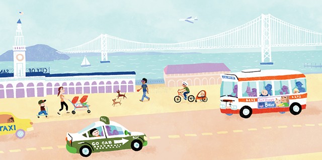 Violet Lemay, children's book illustrator, picture book illustrator, San Francisco, San Francisco Baby