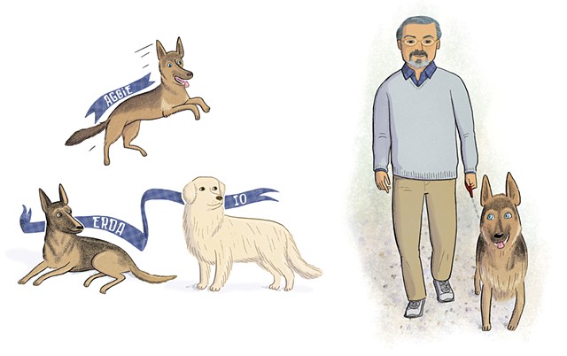 Maurice Sendak, Sendak and his dogs, Violet Lemay, Artists and Their Pets, kidlit artist, middlegrade artist, children's book illustrator, picture book illustrator