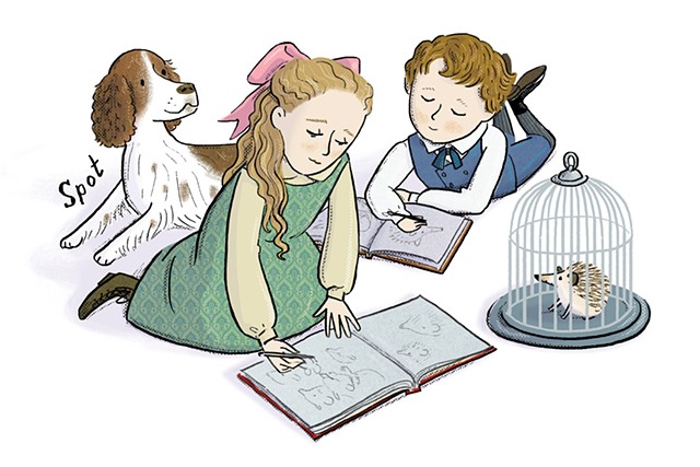 Beatrix Potter, Beatrix Potter as a girl, , Violet Lemay, Artists and Their Pets, kidlit artist, middlegrade artist, children's book illustrator, picture book illustrator