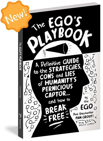 The Ego's Playbook, Pam Grout, Violet Lemay, self-help, wellness, self-actualization, manifest destiny, manifestation, peace
