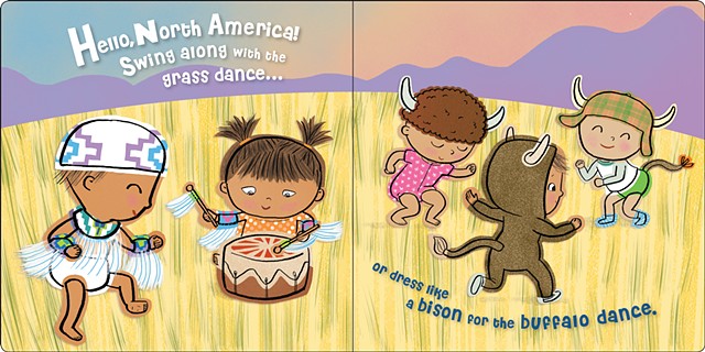 book illustrator, Native American dance, buffalo dance, grass dance, prairie, great plains, diverse book, diversity, culture