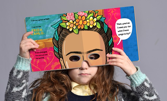 Violet Lemay, children's book illustrator, kidlit artist, book for girl, Frida Kahlo