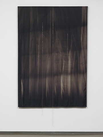 Untitled (Black Fabric with Chains), 2009