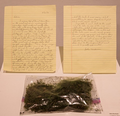 Silvia Buchanan
J. Vaderman, letter and moss 