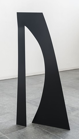 Untitled, Steel and paint, Dimensions: 74.8 x 36.22 x 23.62 ", 190 x 92 x 60 cm.|
Photo Credit: Cary  Whittier
