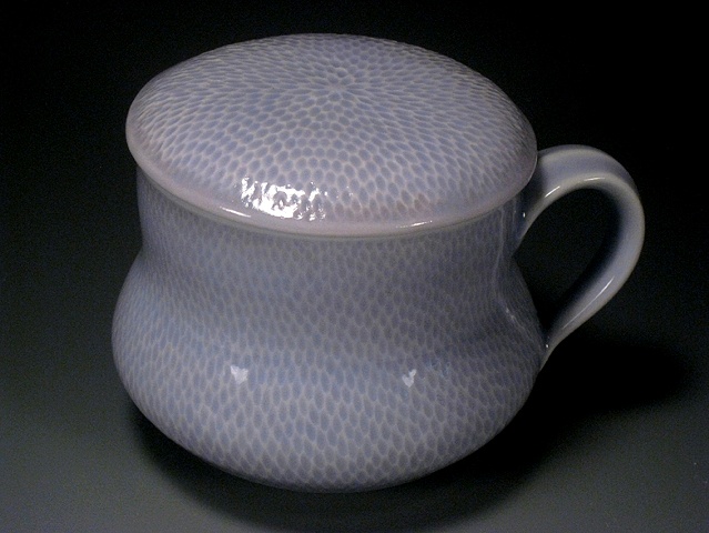 Blue Tea Cup & Lid