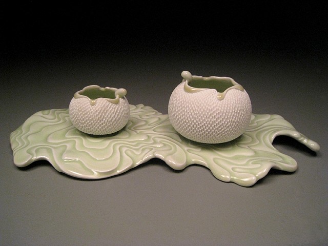 Water Ripple Cups and Saucer II