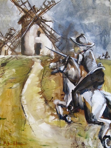 Don Quixote, windmill, myth