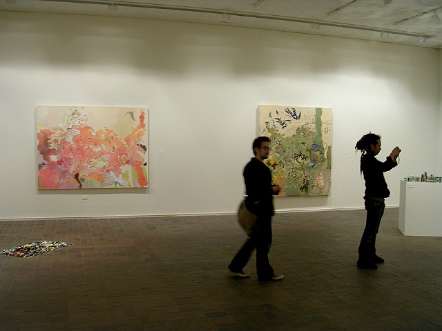 L to R: "The Garden", "Changing Earth"