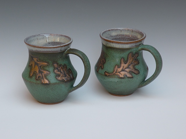 Green & Gold Mugs