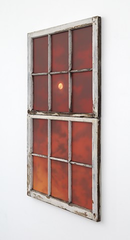 'Wildfire Sunrise and Window'