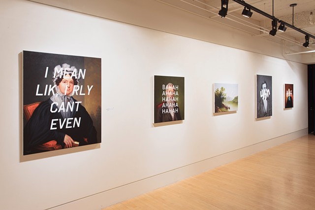 Installation View "Everything Is Hilarious And Nothing Is Real"


