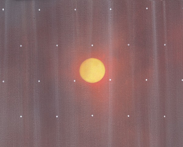 ‘Wildfire Sunrise Behind Sheer Curtain (4),’ detail