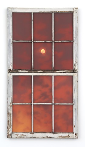'Wildfire Sunrise and Window'
