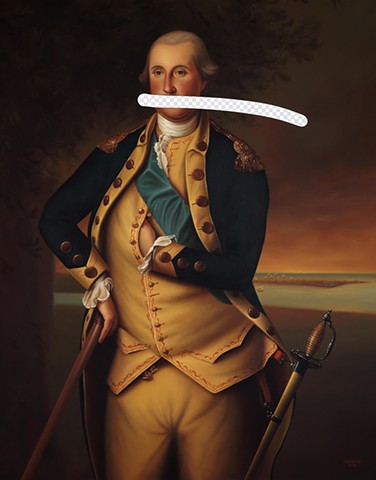 Fool Me Once (George Washington, White House Art Collection Erasure No. 23)