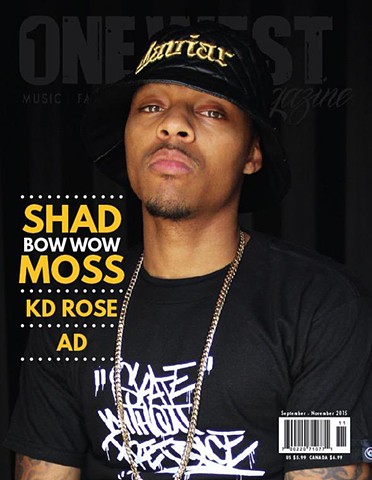 Shad Moss "Lil Bow Wow". OneWest Magazine shot by Pep Williams. 
