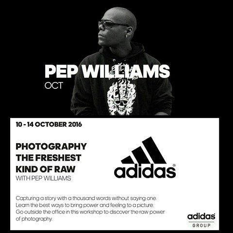 Pep Williams Speaks at the Adidas Headquarters in Germany. 2016