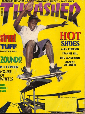 Pep Williams on the cover of Thrasher Magazine
