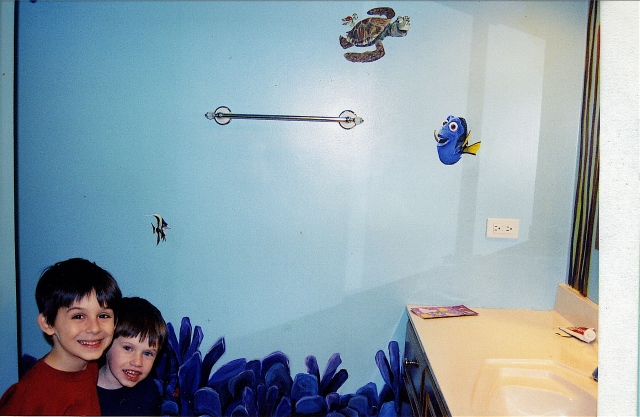 Underwater Mural for Children's Bathroom