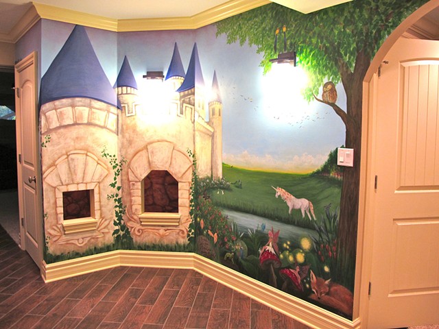 Magical Castle Mural