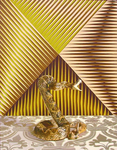 Untitled (Gold Rattlesnake)
