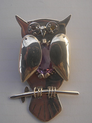 owl, #241, necklace