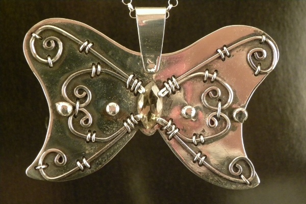butterfly (#203), necklace
