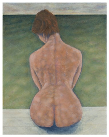 Seated Nude by the Water
