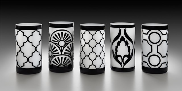 Black and White Mini Cylinder Series #3