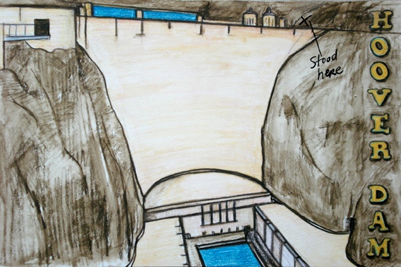 Stood Here-Hoover Dam