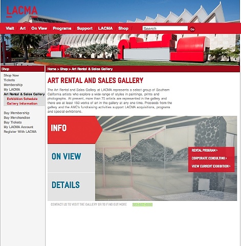 LACMA - Art Rental and Sales Gallery