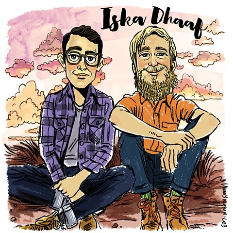illo of Iska Dhaaf for Sessions from the Box