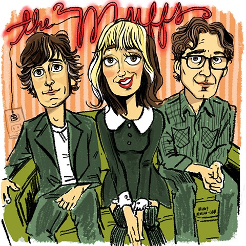 illo of The Muffs! for Session from the Box :)