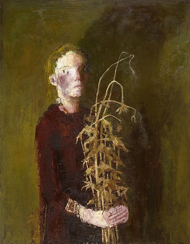 Self Portrait with Thistles