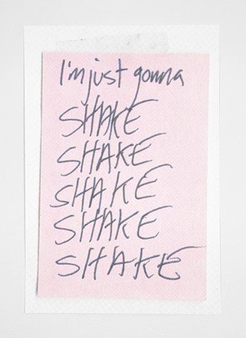 CMYK Print Taylor Swift Lyrics Shake Shake Shake Shake TSwift #TSwift Lorde Screen Print