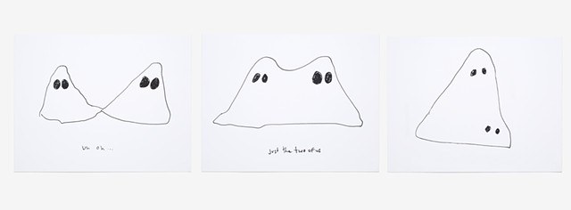 Silkscreen, funny, ghosts, attachment issues