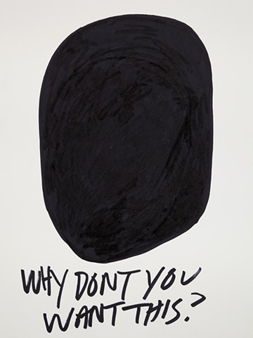 Why don't you want this black blob, race, abstraction