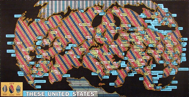 United States Map V (The World)
