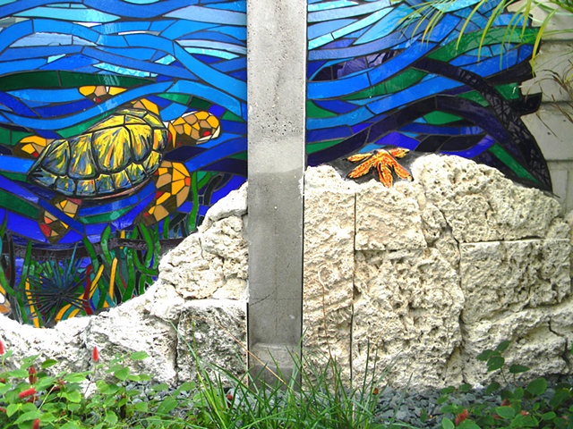 Monarch Migration Mural (Turtle Detail)