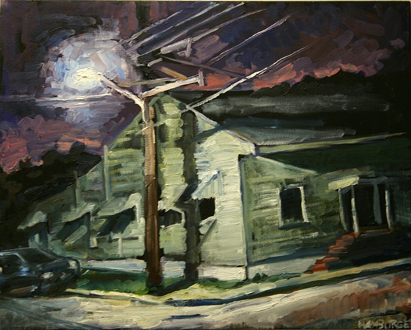 Corner House, 16in x 20in, oil on canvas