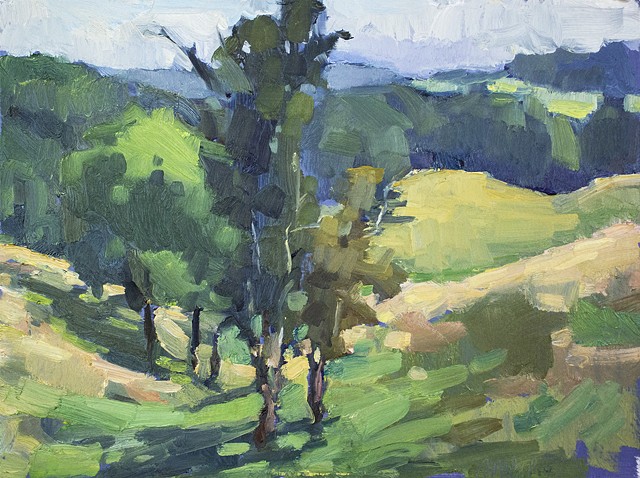 Valley, 9x12in, oil on panel, sold 