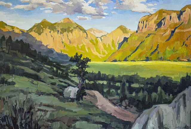 Telluride Valley, 24x36in, oil on canvas, commission, sold