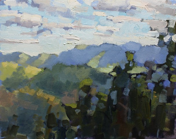 Blue Ridge 1, 11x14in, oil on canvas, sold