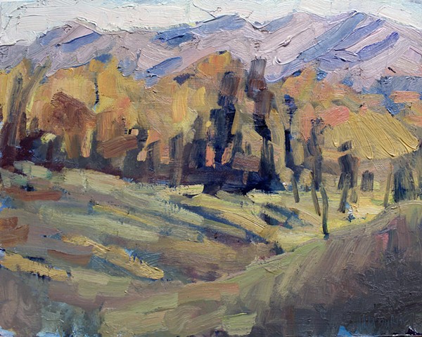 Fall Pasture, 11x14in, oil on panel, sold