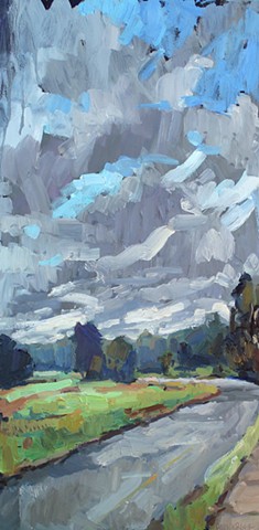 Old Fayetteville Rd, 12x24in, sold
