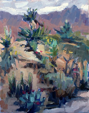 Desert Garden, 8x10in, oil on canvas, sold