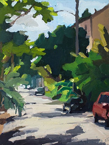 Bywater, 12x9in, oil on panel, sold