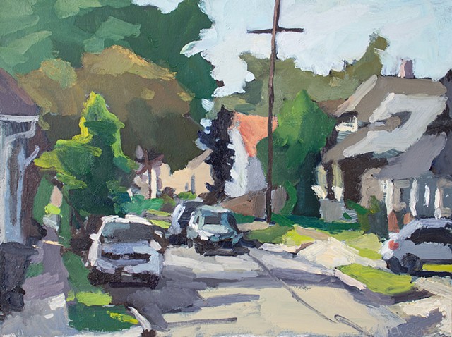 Mid City Arrangements, 9x12in, oil on panel, sold