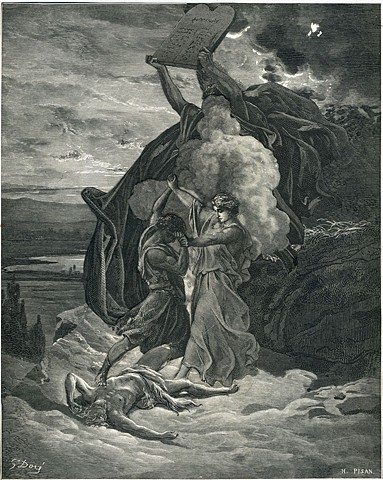 Moses Breaks Up a Fight